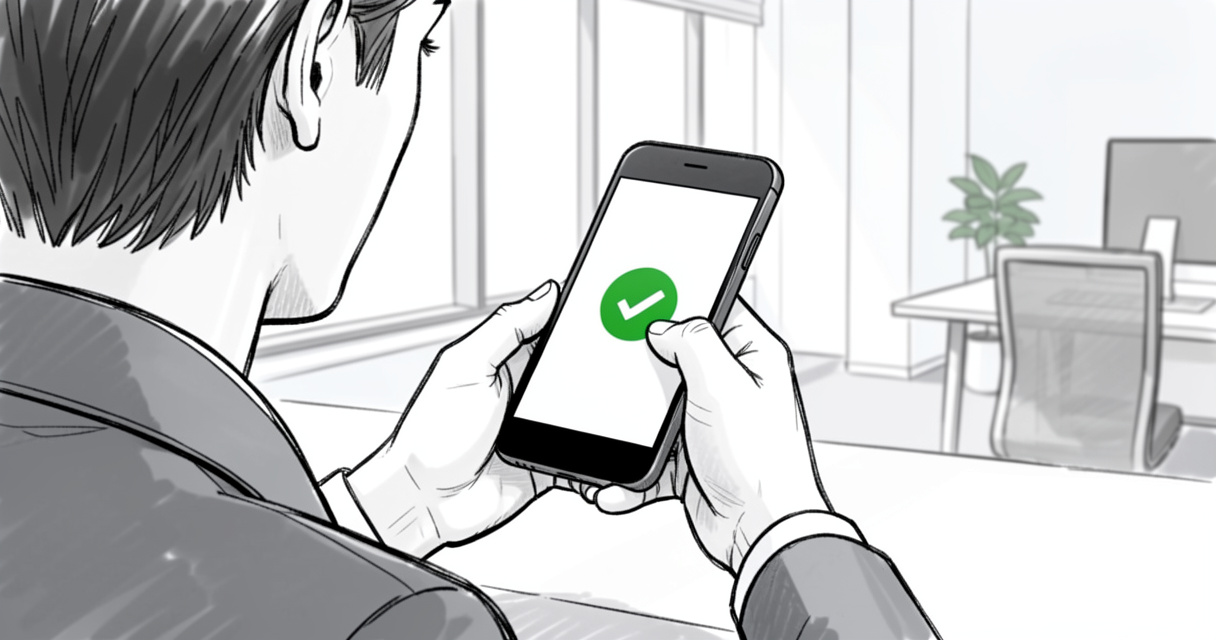 Employé utilisant un ID Checker mobile pour vérifier un permis de conduire