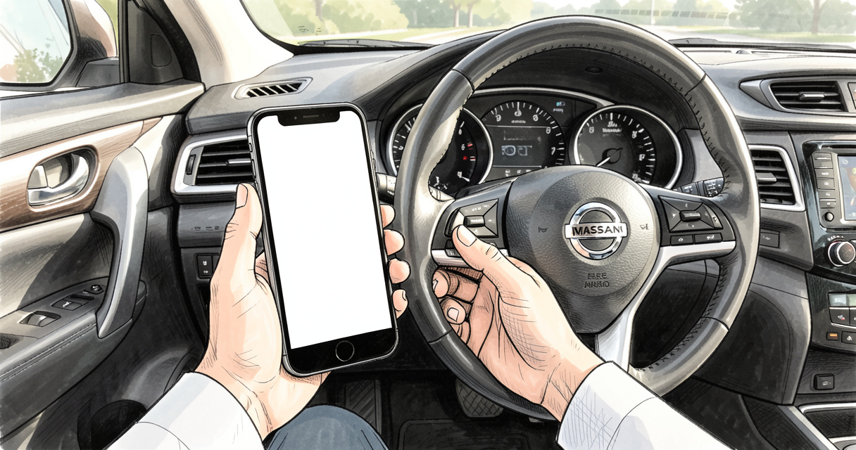 Paiement en ligne Nissan Finance dans l'application mobile officielle