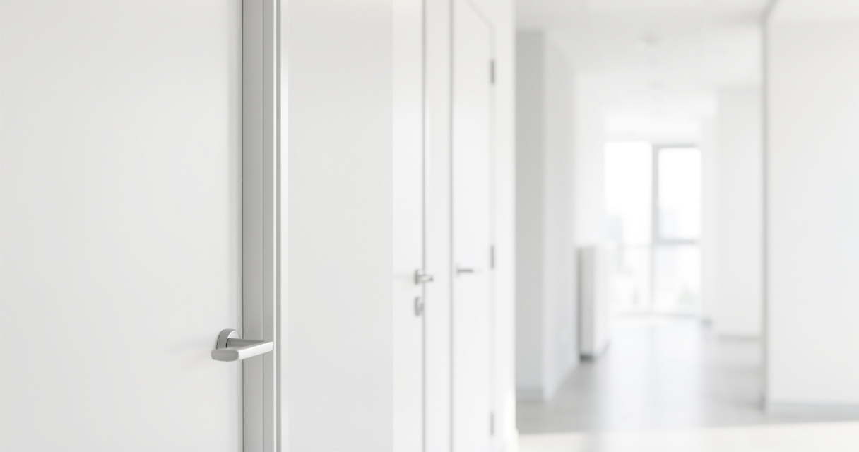 Droit à l'effacement RGPD : un dossier confidentiel fermé dans un couloir
